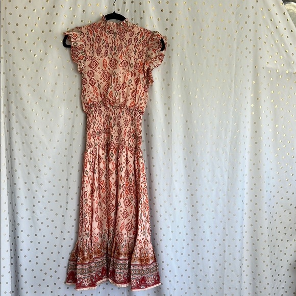 Aqua Red and Orange Patterned Size XS - Picture 2 of 13